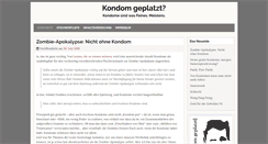Desktop Screenshot of kondom-geplatzt.de